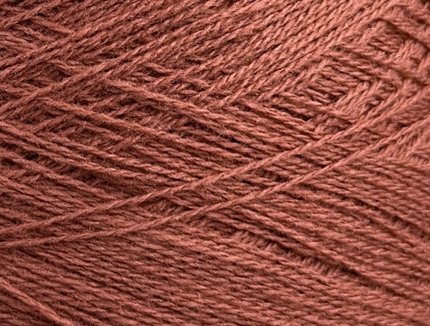 Loro Piana Lana Cash Nm 2/18 – Fil 90% Laine Mérinos 10% Cachemire col. Terracotta cuivré chaleureux